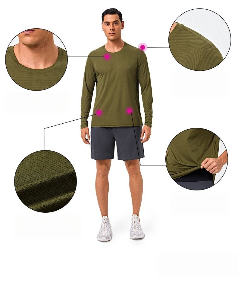 Custom 80GSM 100%polyester Lightweight Men's running shirts 922813986692 print logo 16