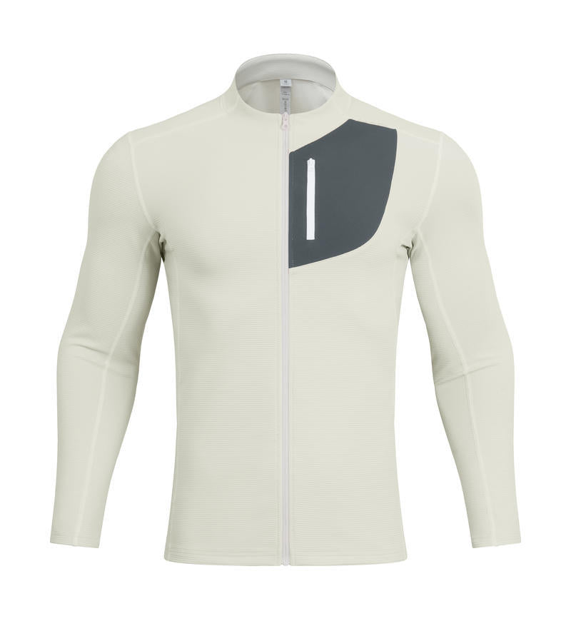Mens Sportswear Fitness 79%Polyester   21%Spandex Jacket 9897 print logo 5
