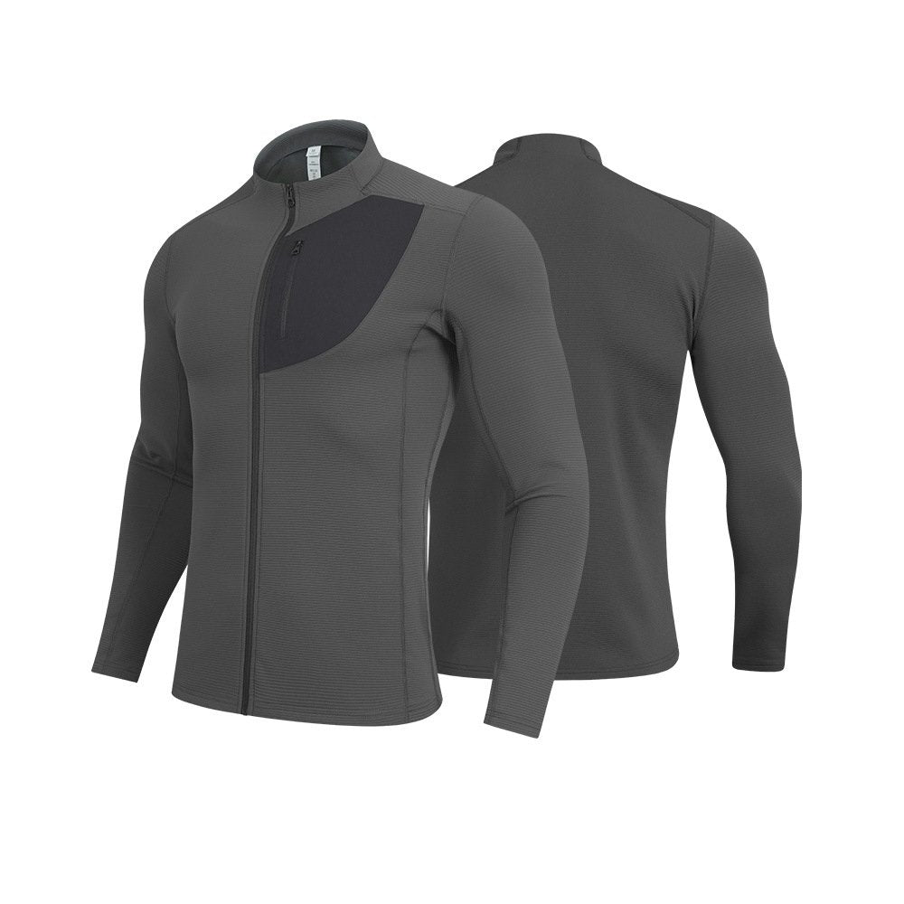 Mens Sportswear Fitness 79%Polyester   21%Spandex Jacket 9897 print logo 9