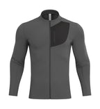 Mens Sportswear Fitness 79%Polyester   21%Spandex Jacket 9897 print logo 2