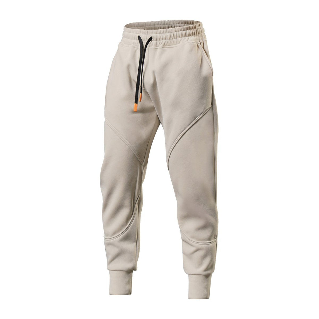 Mens Gym Fitness 70% cotton 30% polyester Pants A-224-fleece print logo 33