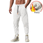 Mens Gym Fitness 70% cotton 30% polyester Pants A-224-fleece print logo 9