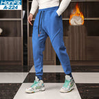 Mens Gym Fitness 70% cotton 30% polyester Pants A-224-fleece print logo 14
