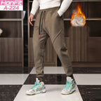 Mens Gym Fitness 70% cotton 30% polyester Pants A-224-fleece print logo 19