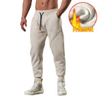 Mens Gym Fitness 70% cotton 30% polyester Pants A-224-fleece print logo 31
