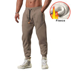 Mens Gym Fitness 70% cotton 30% polyester Pants A-224-fleece print logo 7
