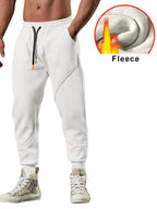 Mens Gym Fitness 70% cotton 30% polyester Pants A-224-fleece print logo 12