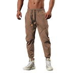 Mens Sports Fitness 70% cotton 30% polyester Pants A-224 print logo 21