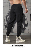 Mens Sports Fitness 70% cotton 30% polyester Pants A-224 print logo 41