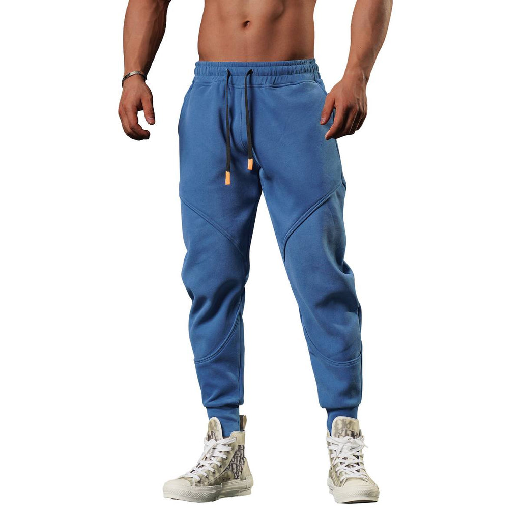 Mens Sports Fitness 70% cotton 30% polyester Pants A-224 print logo 17