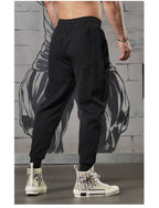 Mens Sports Fitness 70% cotton 30% polyester Pants A-224 print logo 42