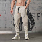 Mens Sports Fitness 70% cotton 30% polyester Pants A-224 print logo 22