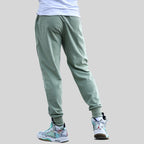 Mens Gym Workout 80% cotton 20% polyester Pants A-250-thin print logo 2