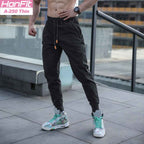 Mens Gym Workout 80% cotton 20% polyester Pants A-250-thin print logo 11