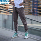 Mens Gym Workout 80% cotton 20% polyester Pants A-250-thin print logo 7
