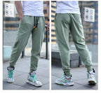 Mens Gym Workout 80% cotton 20% polyester Pants A-250-thin print logo 33