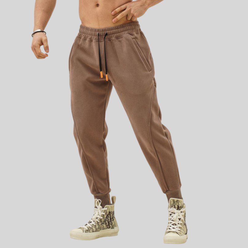 Mens Casual Sportswear 70% cotton 30% polyester Pants A-250 print logo 1