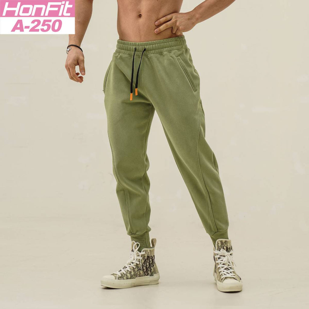 Mens Casual Sportswear 70% cotton 30% polyester Pants A-250 print logo 18