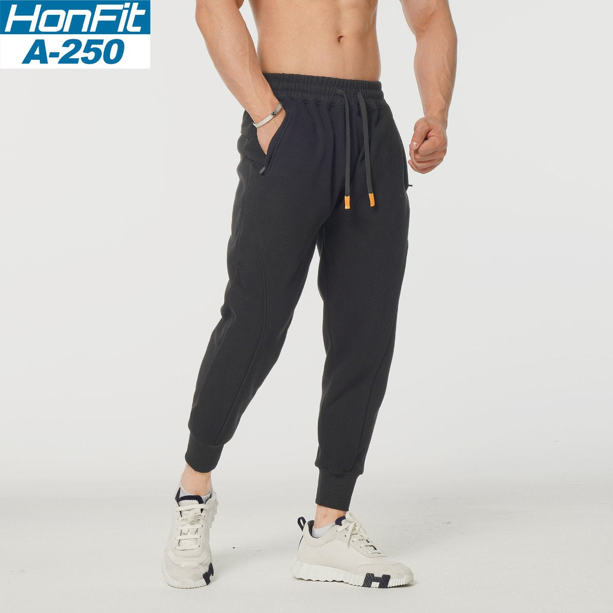 Mens Casual Sportswear 70% cotton 30% polyester Pants A-250 print logo 14