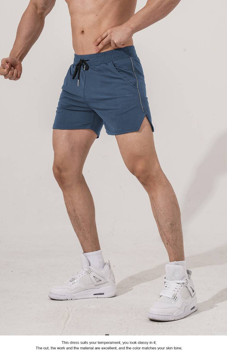 Mens Running Mesh 100% polyester Shorts A-274 print logo 25