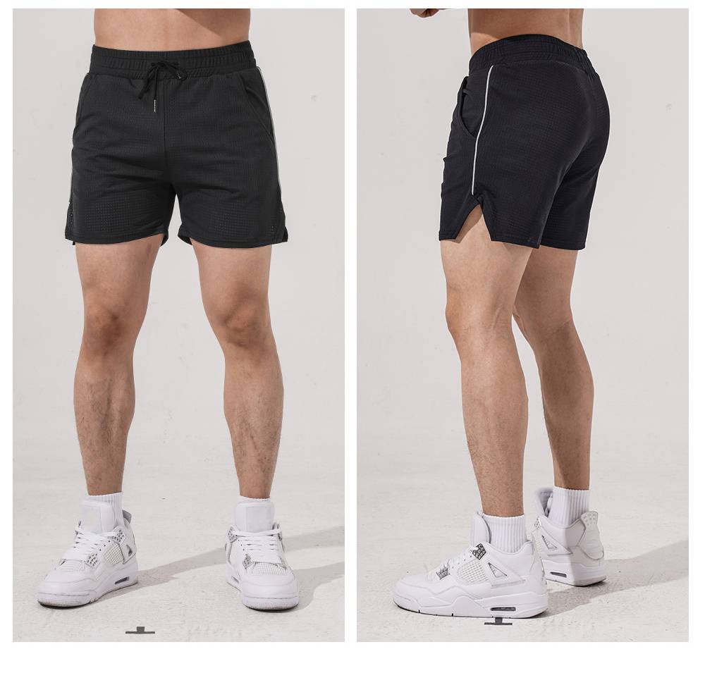 Mens Running Mesh 100% polyester Shorts A-274 print logo 21