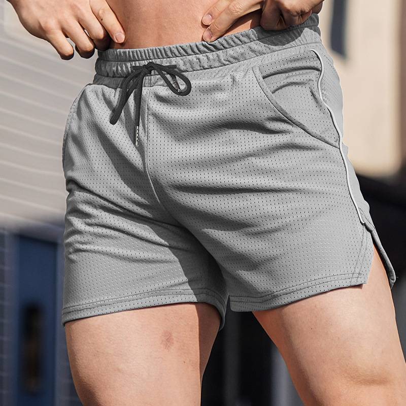 Mens Running Mesh 100% polyester Shorts A-274 print logo 38