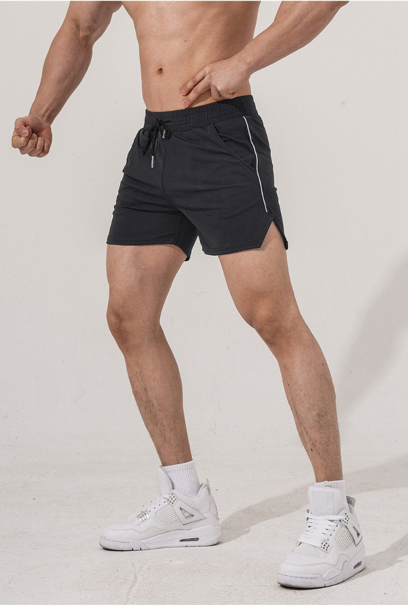 Mens Running Mesh 100% polyester Shorts A-274 print logo 20