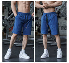 Mens Fitness Workout 80% Cotton 20% Polyester Shorts A-279 print logo 21