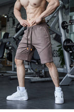Mens Fitness Workout 80% Cotton 20% Polyester Shorts A-279 print logo 25