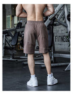 Mens Fitness Workout 80% Cotton 20% Polyester Shorts A-279 print logo 26