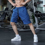 Mens Fitness Workout 80% Cotton 20% Polyester Shorts A-279 print logo 15