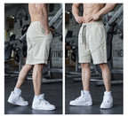 Mens Fitness Workout 80% Cotton 20% Polyester Shorts A-279 print logo 24