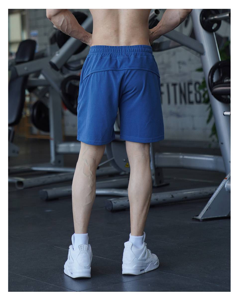 Mens Sports Basketball 80% Cotton 20% Polyester Shorts A-283 print logo 26