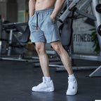 Mens Sports Basketball 80% Cotton 20% Polyester Shorts A-283 print logo 21