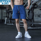 Mens Sports Basketball 80% Cotton 20% Polyester Shorts A-283 print logo 13