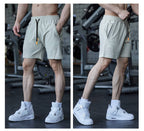 Mens Sports Basketball 80% Cotton 20% Polyester Shorts A-283 print logo 31