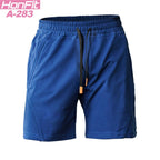Mens Sports Basketball 80% Cotton 20% Polyester Shorts A-283 print logo 4
