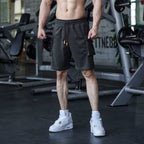 Mens Sports Cargo 95%cotton 5%spandex Shorts A-290 print logo 17