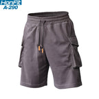Mens Sports Cargo 95%cotton 5%spandex Shorts A-290 print logo 15