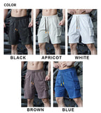 Mens Sports Cargo 95%cotton 5%spandex Shorts A-290 print logo 32