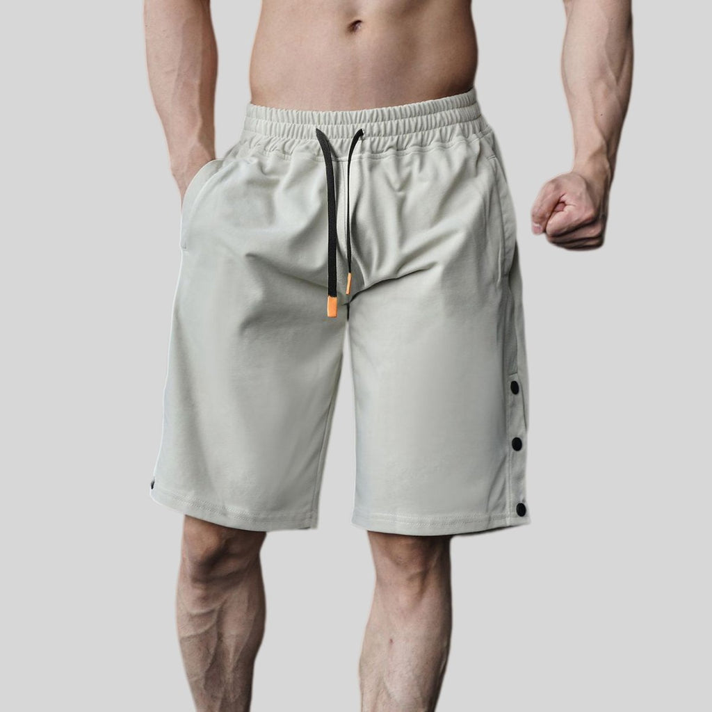 Mens Casual Fitness 90% Cotton 10% Polyester Shorts A-292 print logo 1