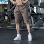 Mens Casual Fitness 90% Cotton 10% Polyester Shorts A-292 print logo 5