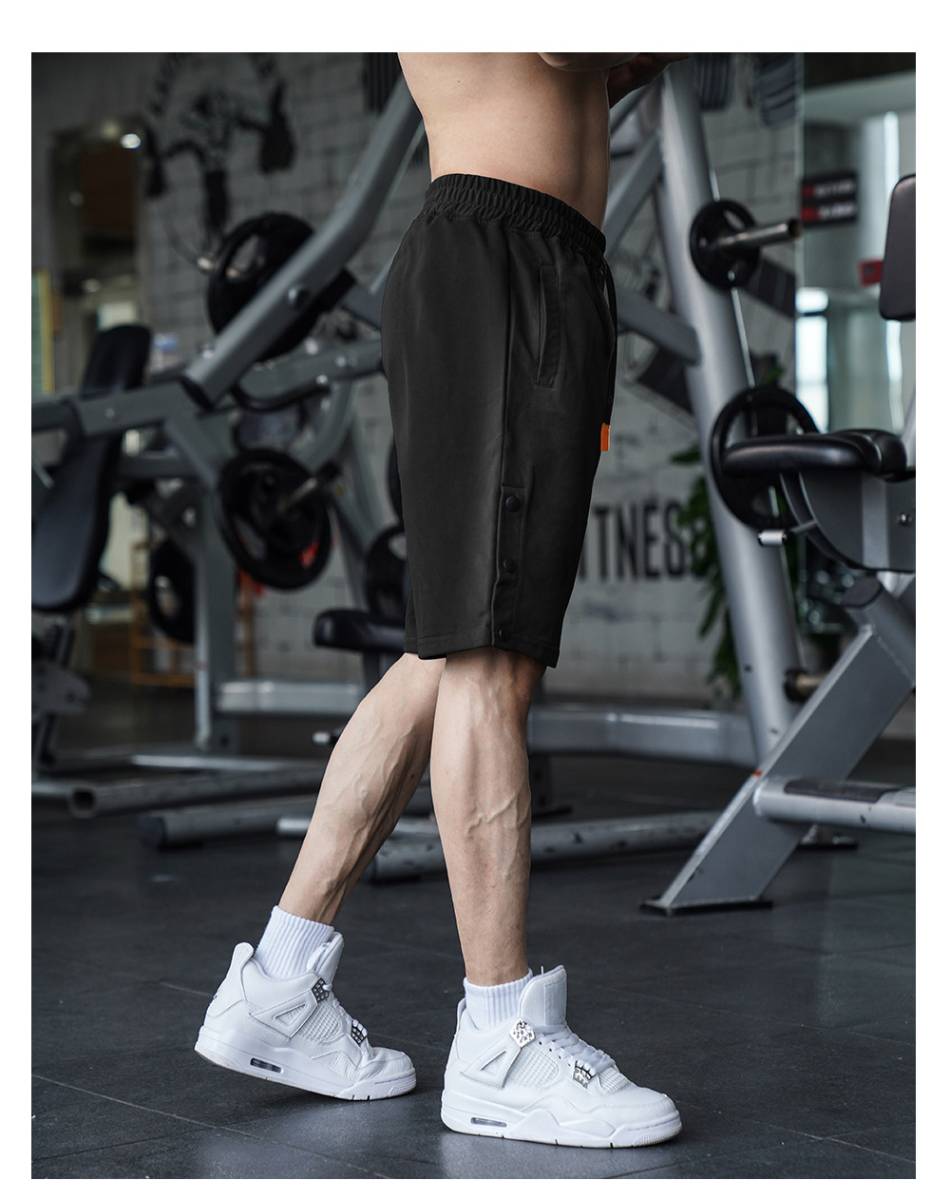 Mens Casual Fitness 90% Cotton 10% Polyester Shorts A-292 print logo 37