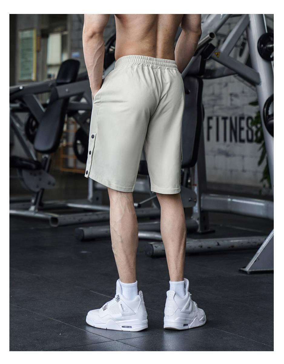 Mens Casual Fitness 90% Cotton 10% Polyester Shorts A-292 print logo 34