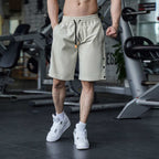 Mens Casual Fitness 90% Cotton 10% Polyester Shorts A-292 print logo 46