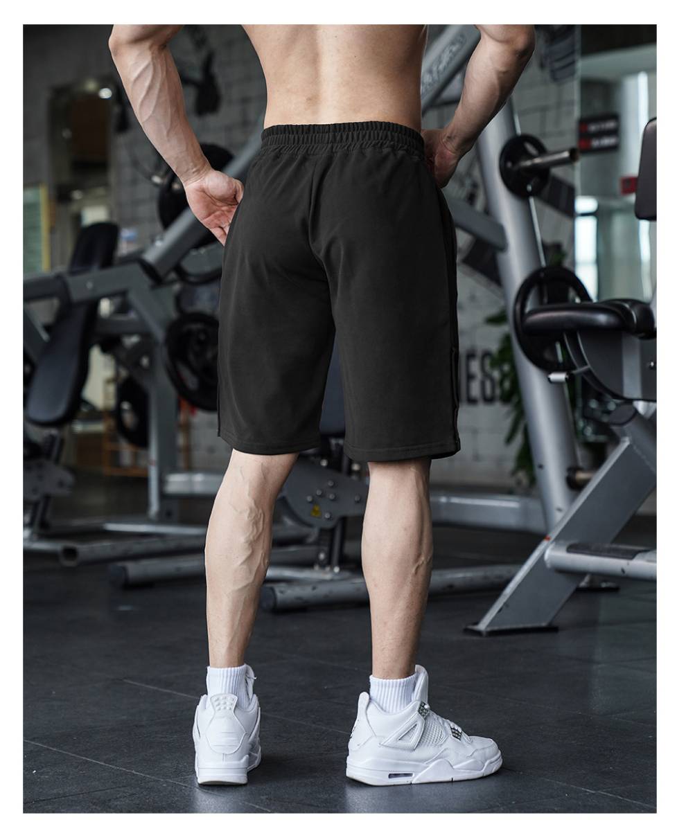 Mens Casual Fitness 90% Cotton 10% Polyester Shorts A-292 print logo 38