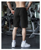 Mens Casual Fitness 90% Cotton 10% Polyester Shorts A-292 print logo 38