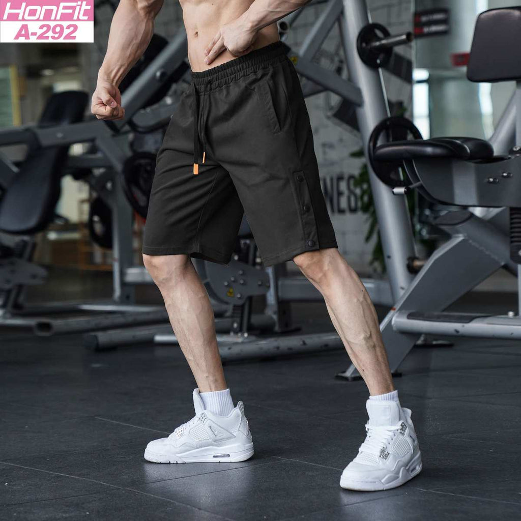 Mens Casual Fitness 90% Cotton 10% Polyester Shorts A-292 print logo 14