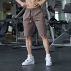 Mens Casual Fitness 90% Cotton 10% Polyester Shorts A-292 print logo 26