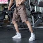 Mens Casual Fitness 90% Cotton 10% Polyester Shorts A-292 print logo 15